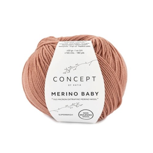 Włóczka Katia Concept Merino Baby, 98 brązowy