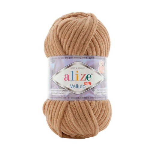 Włóczka Alize Velluto 199 karmel