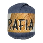 Włóczka RAFIA Mondial, 991 granatowy