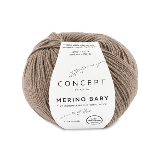 Włóczka Katia Concept Merino Baby, 42 ciemny beż