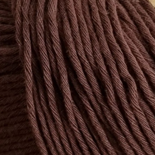 Włóczka Fibra Natura Cottonwood 41131 ciemny brąz, bawełna organiczna, na lato