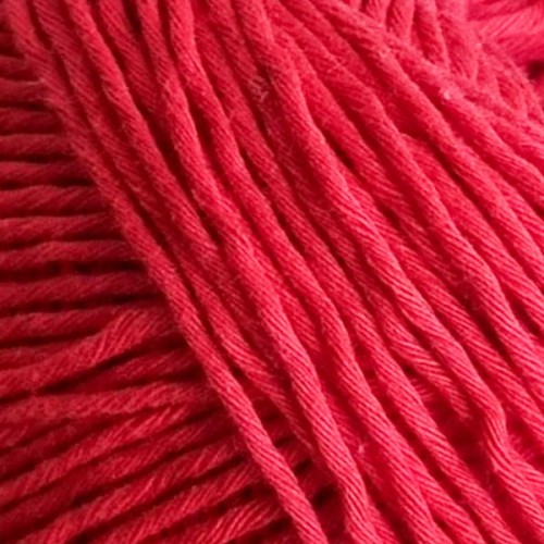 Włóczka Fibra Natura Cottonwood 41121 czerwony, bawełna organiczna, na lato