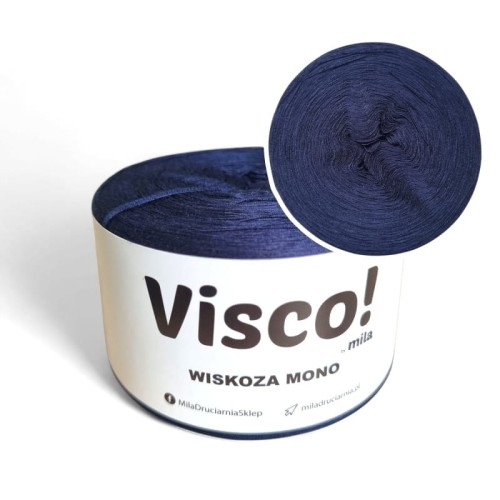 wiskoza mono kolor 480434 marine, visco