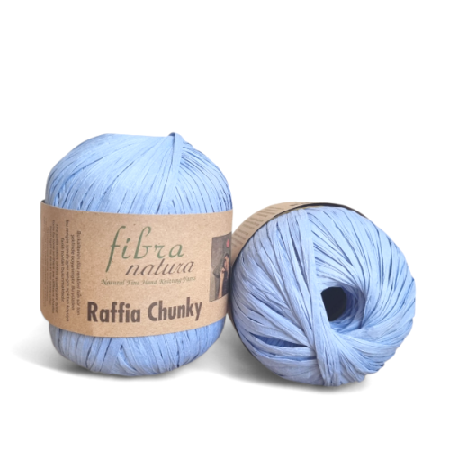 Przędza Raffia Fibra Natura Chunky 114-11 niebieski