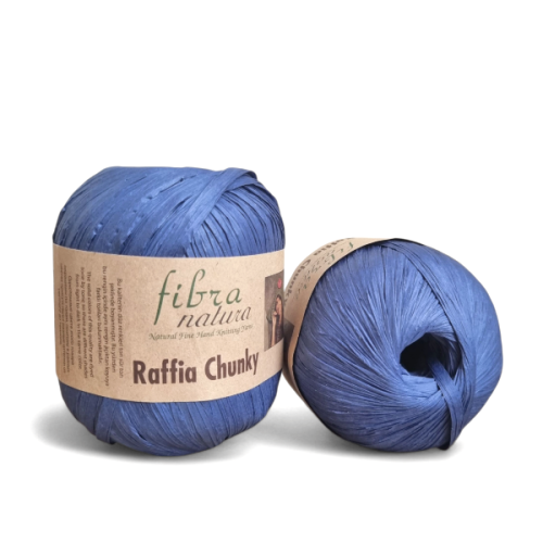 Przędza Raffia Fibra Natura Chunky 114-13 jeansowy