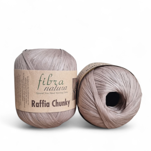 Przędza Raffia Fibra Natura Chunky 114-20 mokka
