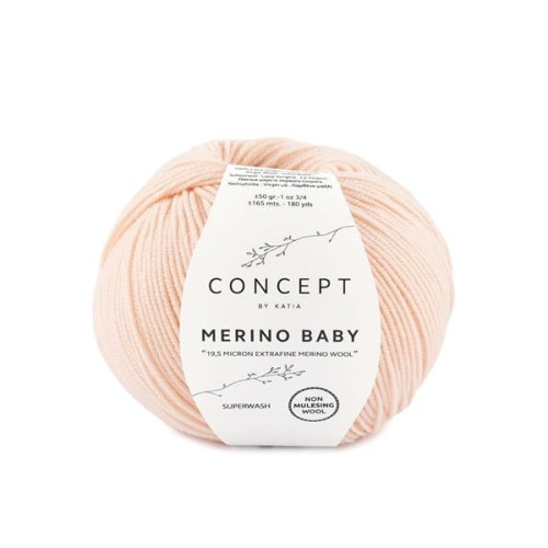 Włóczka Katia Concept Merino Baby, 81 jasna brzoskwinia