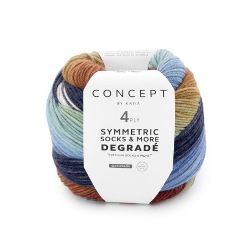Włóczka Katia Degrade Symmetric Socks&More 80