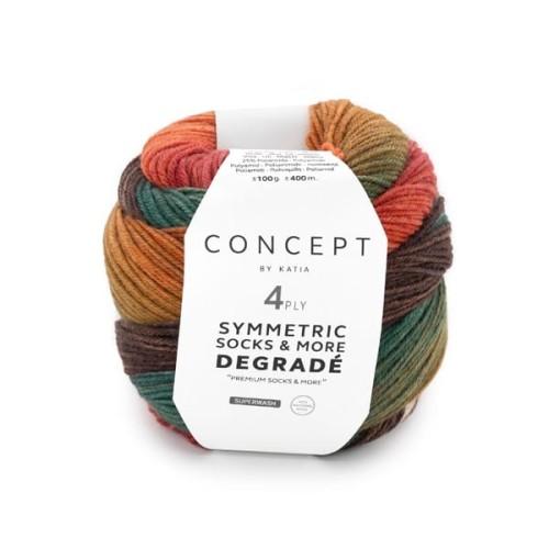 Włóczka Katia Degrade Symmetric Socks&More 81