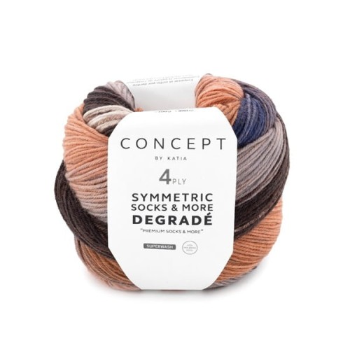Włóczka Katia Degrade Symmetric Socks&More 84