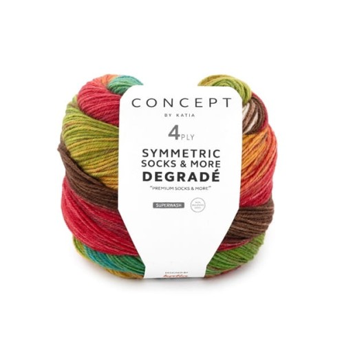 Włóczka Katia Degrade Symmetric Socks&More 85