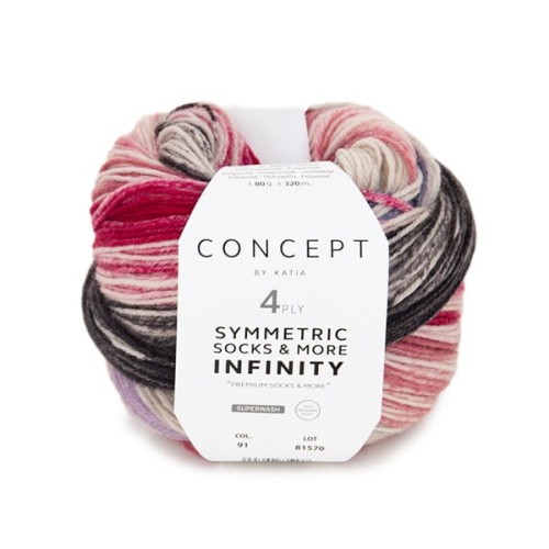 Włóczka Katia Infinity Symmetric Socks&More 91