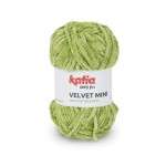 Włóczka Katia Velvet MINI 206 limonka