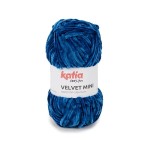 Włóczka Katia Velvet MINI 217 średni niebieski