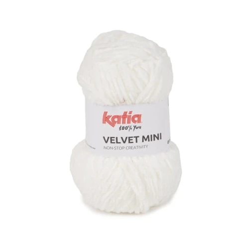 Włóczka Katia Velvet MINI 221 biały dolphin, szenilowa, na zabawki, amigurumi, pluszowa, misiowata, miziata, puszysta, futerkowa, Himalaya delfin, poliester, poliestrowa, z włoskami