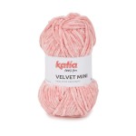Włóczka Katia Velvet MINI 222 jasnoróżowy
