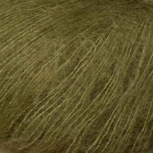 Włóczka GABO WOOL MOHSILKO 4612 oliwkowa zieleń, moher, jedwab, merino