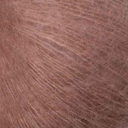 Włóczka GABO WOOL MOHSILKO 4591 pudrowy róż, moher, jedwab, merino