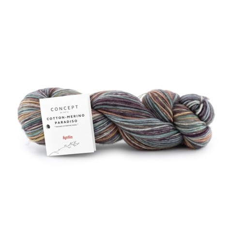 Włóczka Katia Concept Cotton - Merino Paradiso 305