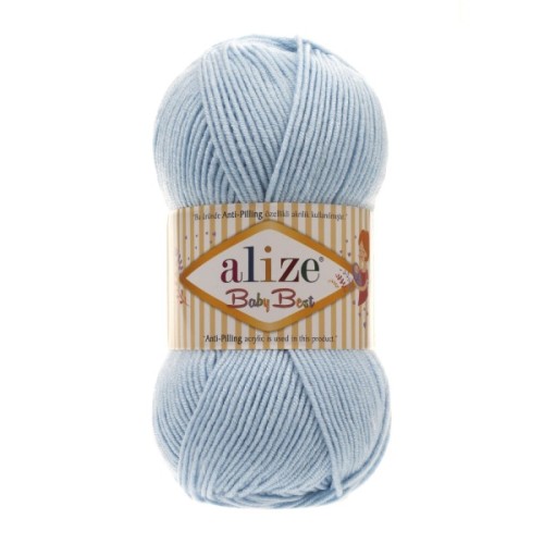 Włóczka Alize Baby Best 40 błękit