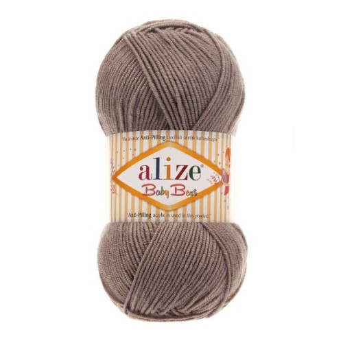 Włóczka Alize Baby Best 534 jasny brąz