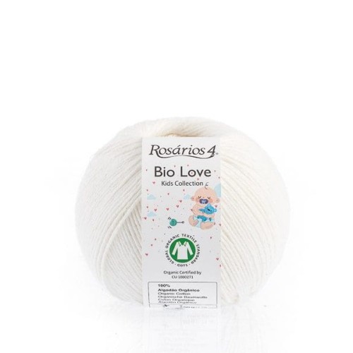 Włóczka Rosarios 4 Bio Love 01 perła