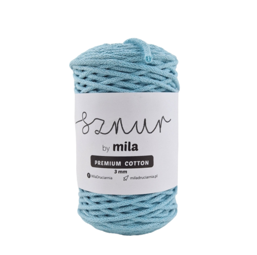 Sznurek 3 mm PREMIUM COTTON, 100m PC59 arktyczny