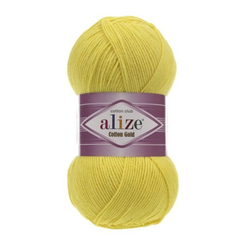 Włóczka Alize Cotton Gold 110 żółty