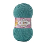 Włóczka Alize Cotton Gold 156 niebieski morski