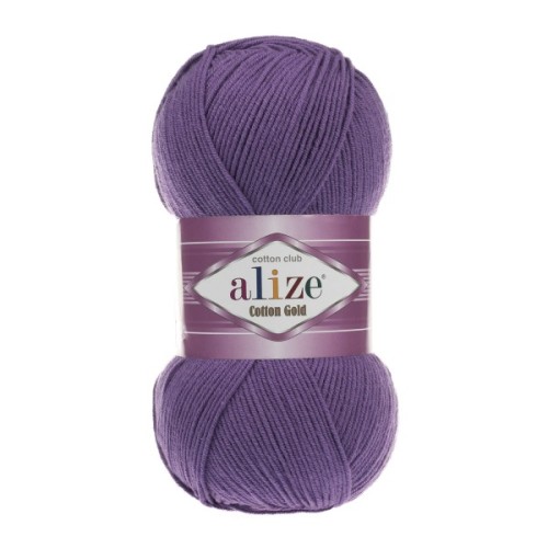 Włóczka Alize Cotton Gold 44 purpurowy