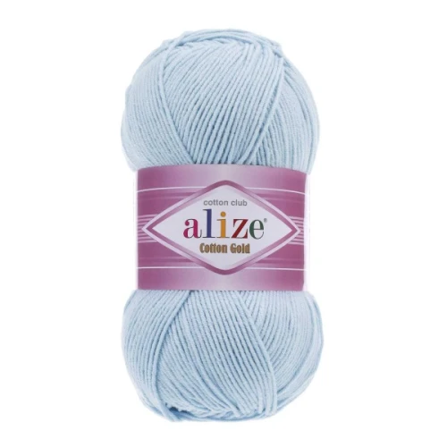 Włóczka Alize Cotton Gold 513 krystaliczny błękit