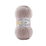 Włóczka Alize Cotton Gold 592 różowo-szary
