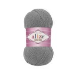 Włóczka Alize Cotton Gold 828 grafitowo-szary