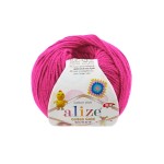 Włóczka Alize Cotton Gold Hobby NEW 149 fuksja