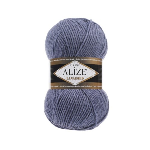 Włóczka Alize Lanagold 203 jeans melanż