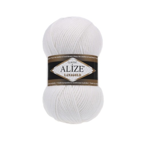 Włóczka Alize Lanagold 55 biały