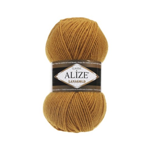LANAGOLD 645 Mustard, Alize, musztarda