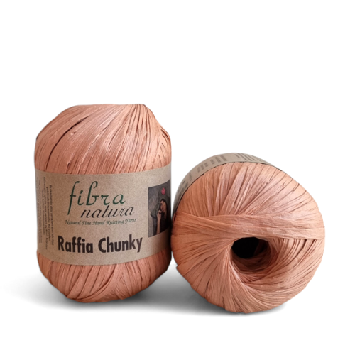 Przędza Raffia Fibra Natura Chunky 114-19 morela