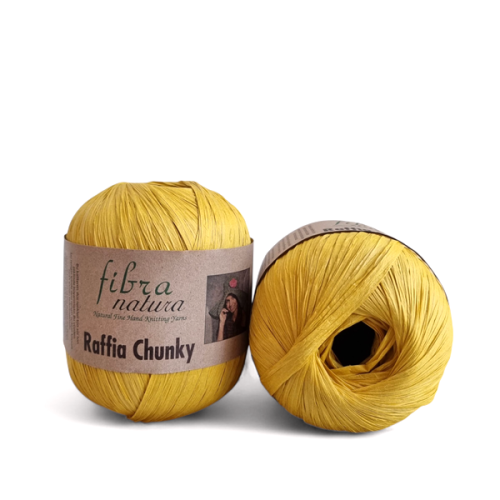 Przędza Raffia Fibra Natura Chunky 114-03 ochra