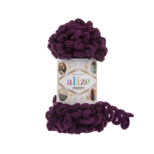 Włóczka Alize Puffy 111 śliwka