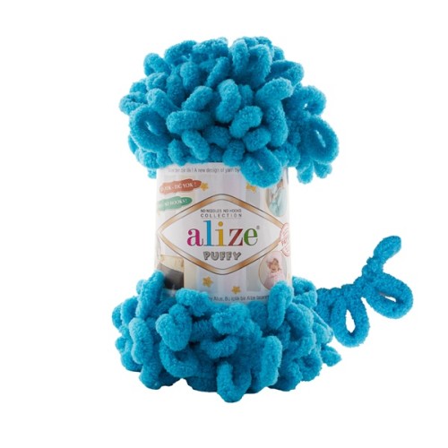 Włóczka Alize Puffy 16 niebieski