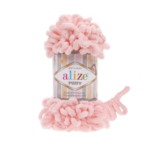 Włóczka Alize Puffy 340 pudrowy róż