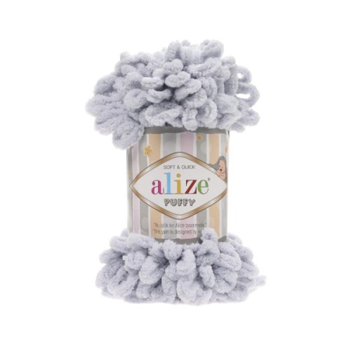 Włóczka Alize Puffy 416 jasny szary
