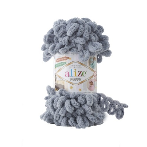 Włóczka Alize Puffy 428 średni szary