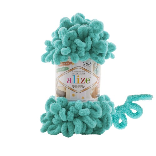 Włóczka Alize Puffy 490 lazur