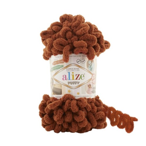 Włóczka Alize Puffy 597 cynamon