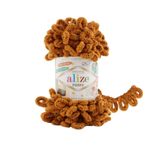 Alize PUFFY 717 Tiger, tygrys
