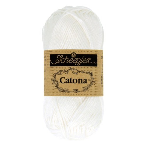 Włóczka Scheepjes Catona 106 biały