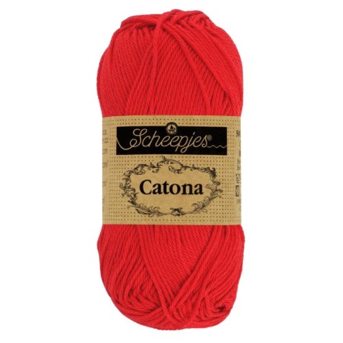 Włóczka Scheepjes Catona 115 czerwony