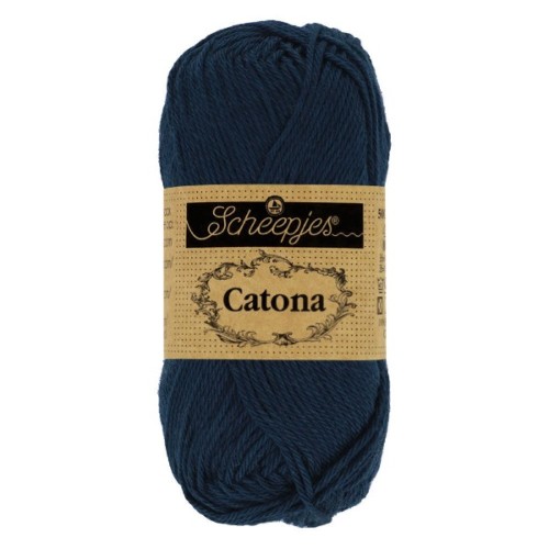 Włóczka Scheepjes Catona 124 ultramaryna